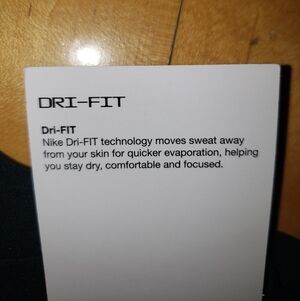 Nike Dri-FIT zenvy raw edges black leggings XS